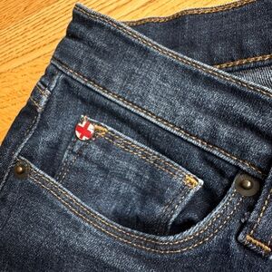 Hudson Jeans Low-Rise Krista Super Skinny Ankle, Size 29, Color Niya (Dark Wash)